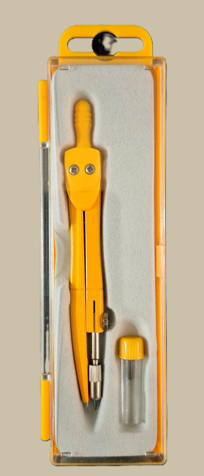 Compas Metal - 217 Estuche Plástico con Minas - GOYA PAPELERIA